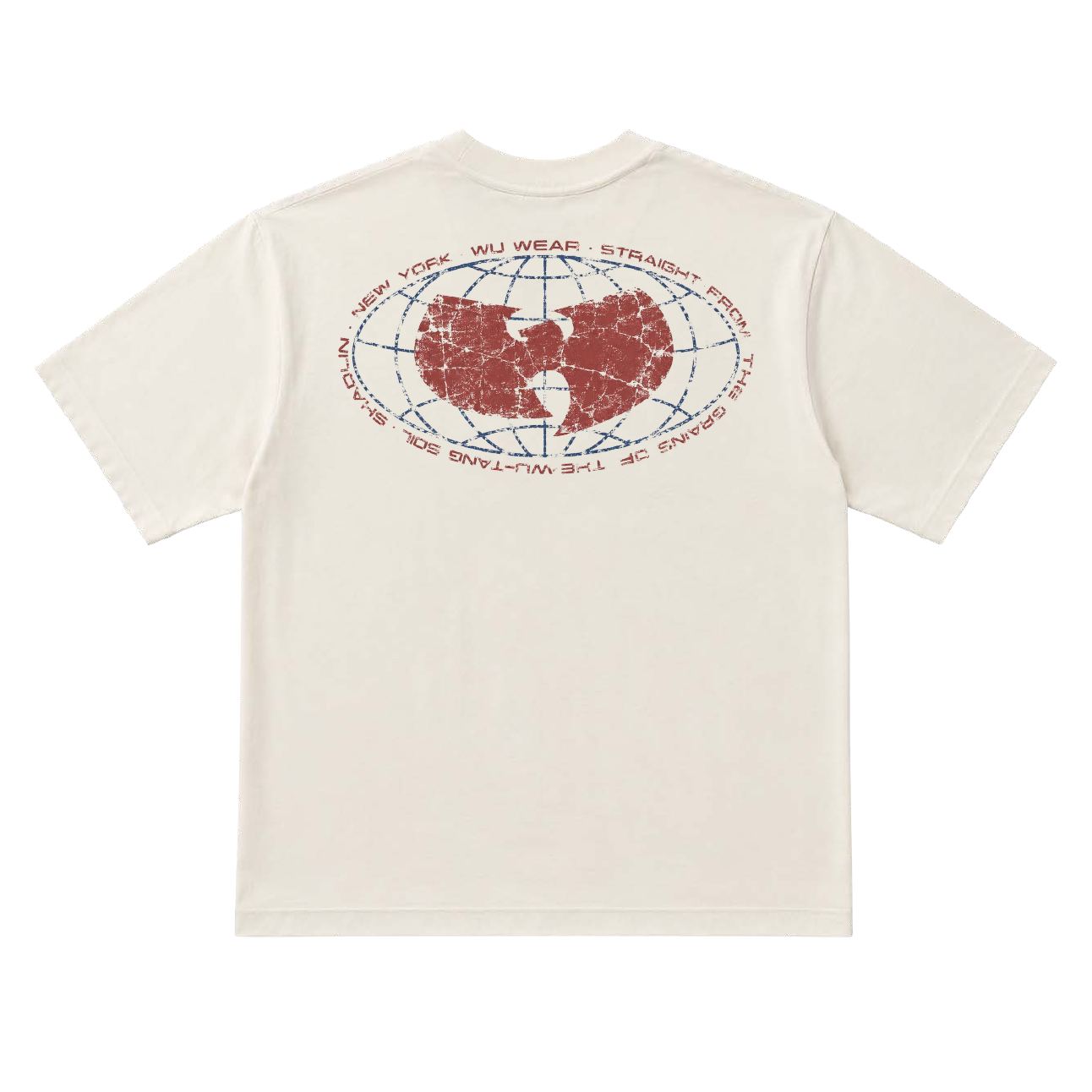 Arch Tee, cream, back