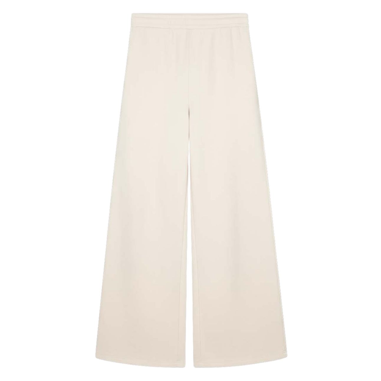 Seal Wide-Leg Sweatpant, cream, back