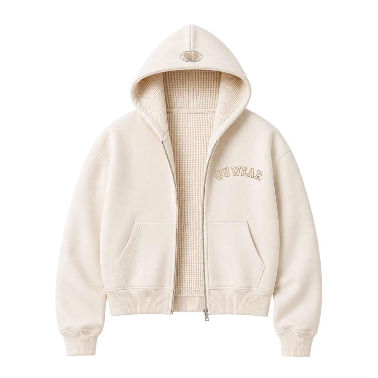 Cropped Zip Hoodie