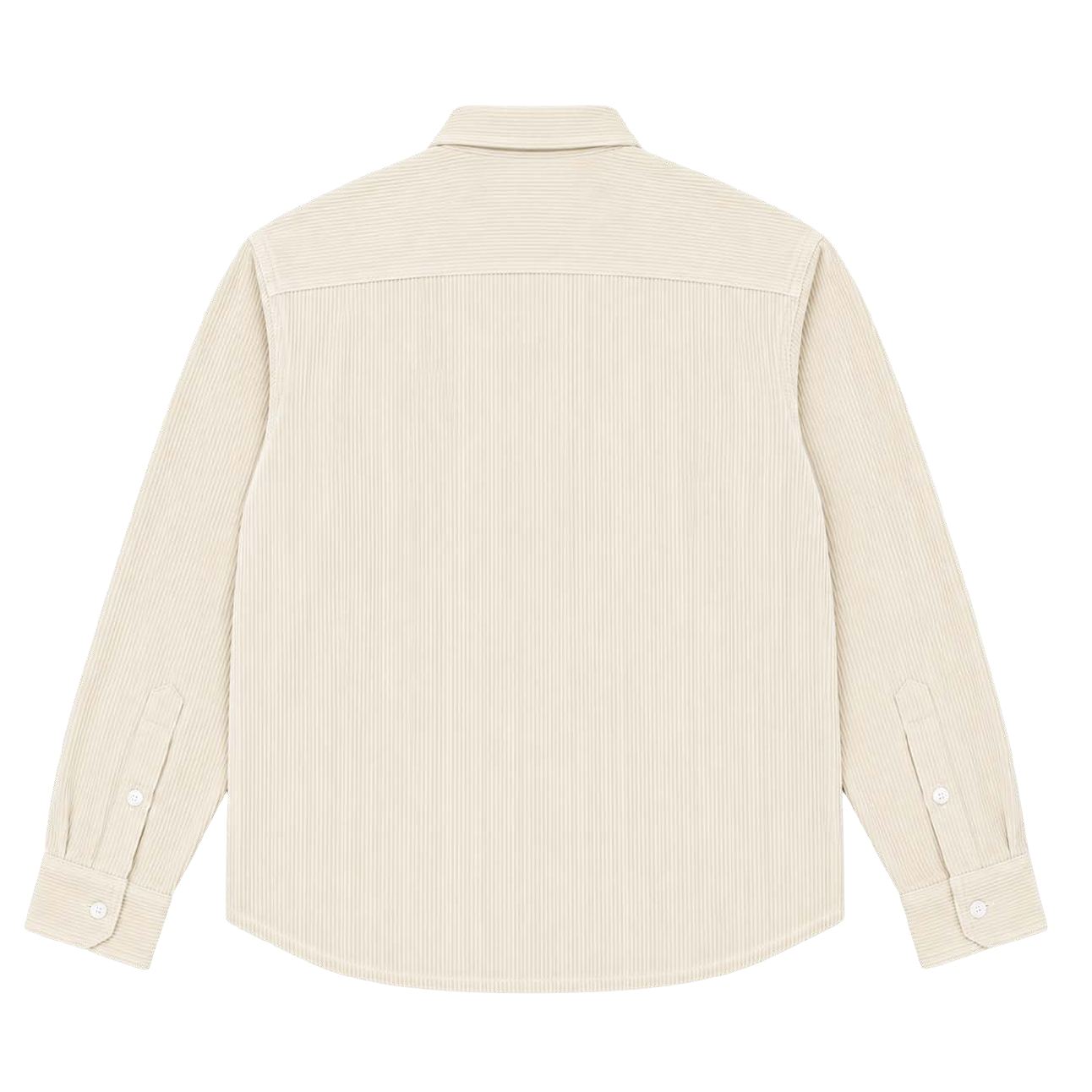 Corduroy Overshirt, cream, back